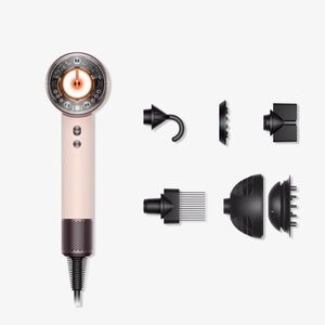 Dyson Pink and White Hair Dryer